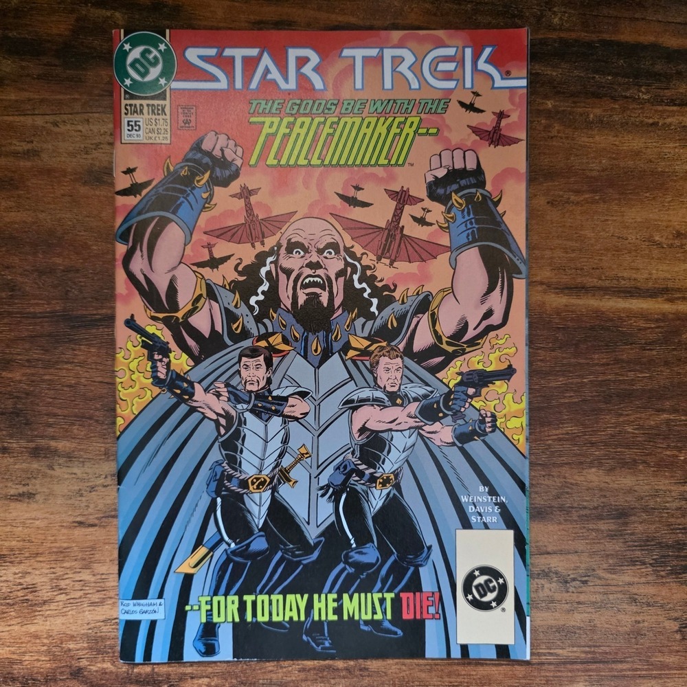 DC Star Trek Comic Book 55 Dec 1993‎ Peacemaker Sci-Fi Retro Vintage Collectible